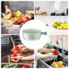 Fruit Wash Bowl Veggie Strainer With Handle Draining Basket Veggie Cleaner Bowl Portable Fruit Washer For Rinsing Food Draining