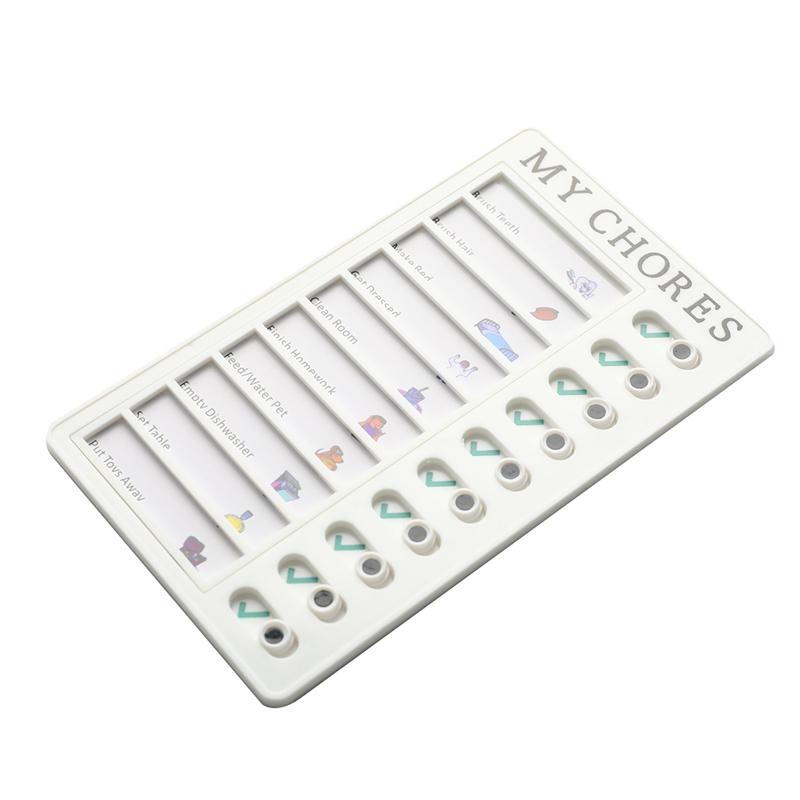Memo Plastic Board Chore Chart Reusable Checklist Daily Planner Responsibility