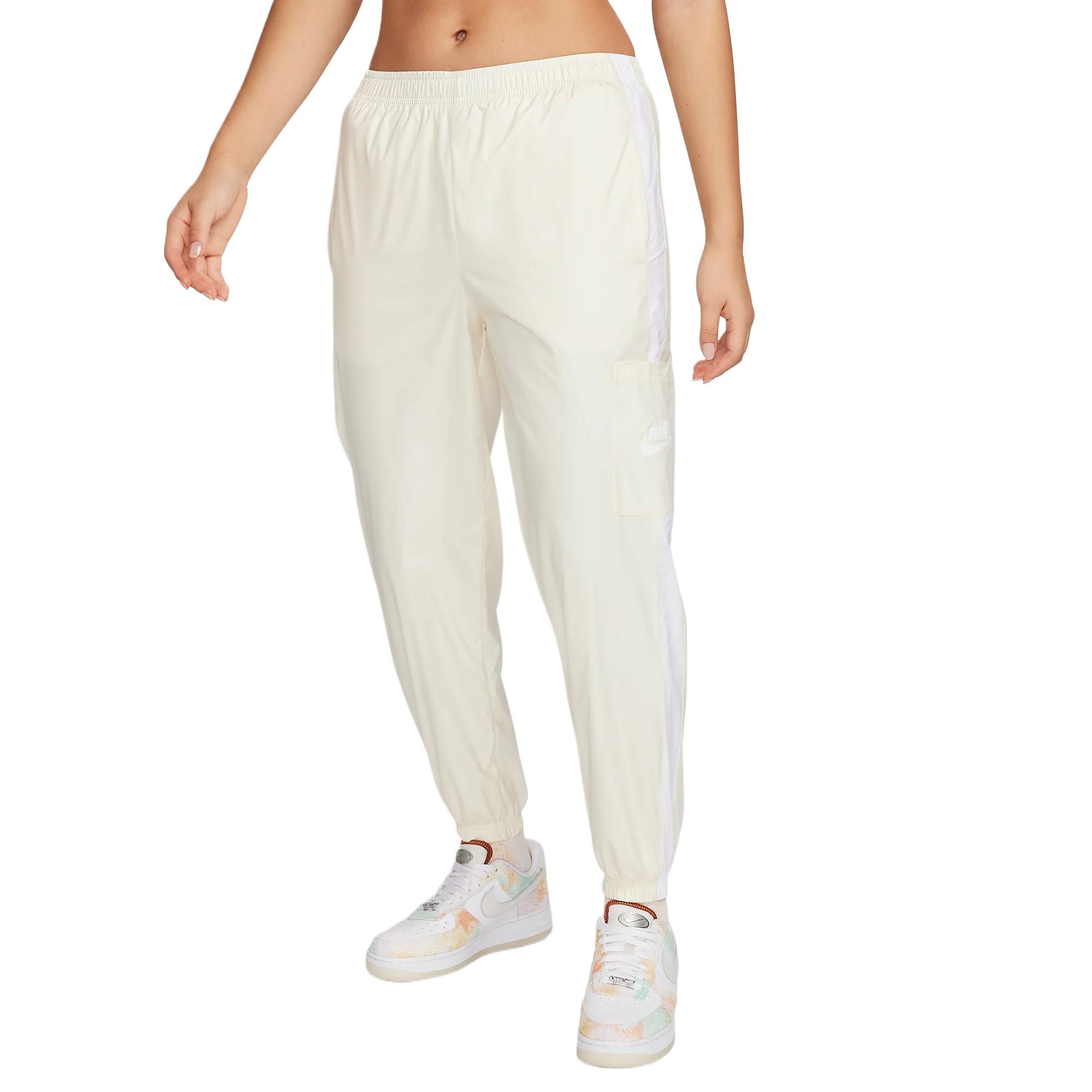 

Nike Solid Color Comfortable Loose Casual Pants Women bottoms White CJ7347-113 M