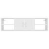 Wall Shelf White 102x30x29 cm Particleboard