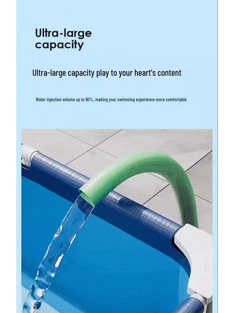 Bestway Inflatable Family Frame Pool for Children & Babies - Outdoor Folding Fish Pond