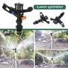 360 Rotation Auto Irrigation System Gardens Lawn Sprinklers Patio Save Water