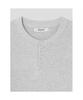 8seconds Henley Neck Knit Pullover Light Gray