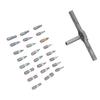 Ratchet Screwdriver Set 24 in 1 Bit Multipurpose Repair Tool Manual Hardware with Handle RS1