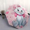 1pc Adorable Marie Cartoon Umbrella, Portable 3-Fold Compact Umbrella, Suitable for Camping, Hiking and Travel, Ideal Easter Birthday Gift f