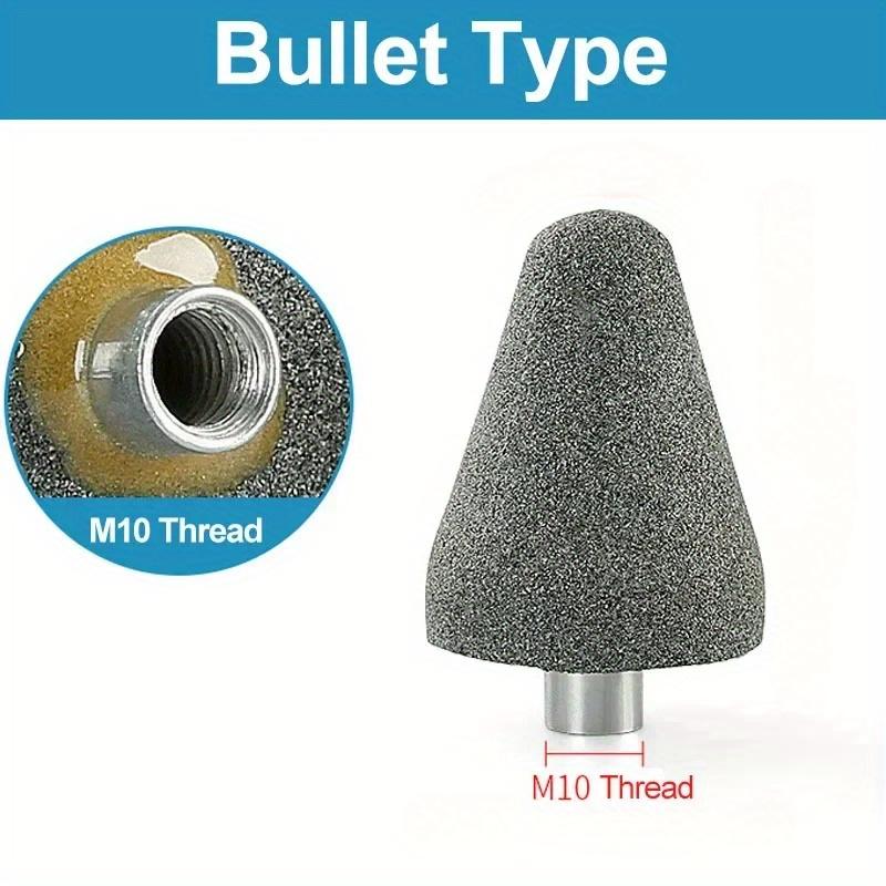 

1 шт. Малый шлифовальный круг Гранит Галька Камень Резьба Обработка Полировка Коническая Цилиндрическая Шлифовальная Головка для 100 Угловой Шлифмашины Bullet Type