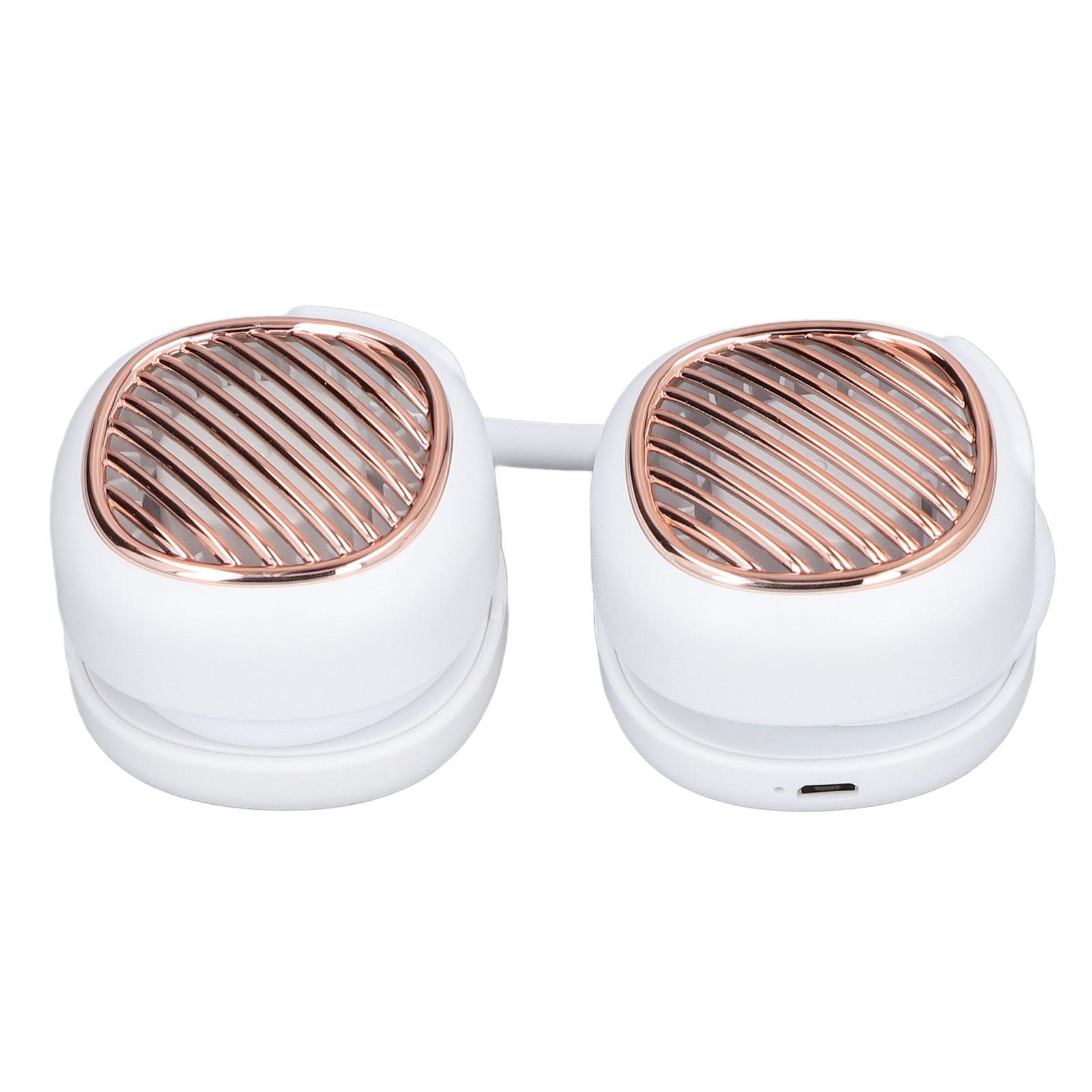 

Вентилятор для шеи с 5 скоростями, регулируемым углом наклона 720 градусов, USB-зарядкой, выдвижным шлангом и функцией Hands Free, портативный вентилятор для белый