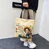 Canvas Bag Schoolgirl Summer Handbag Large Capacity Canvas Bag Large Capacity Shoulder Bag