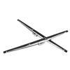 2PCS 15 Inch Wiper Blades 7mm Bayonet Silver Polished Stainless Steel Bayonet Type Wiper Blades for Classic America Cars