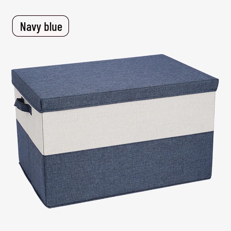 

Handon Foldable Cotton Linen Storage Box with Lid