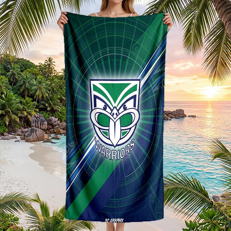 Wigan Warriors Fashion Beach Towel Portable Soft Quick Dry Towel For Swimming Camping Holiday Use