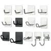 Gancio per Accappatoio Gancio per Asciugamano da Parete Gancio per Cappotto in Acciaio Inossidabile Gancio Appiccicoso Resistente alla Ruggine Appendiabiti per Bagno Cucina Ferramenta