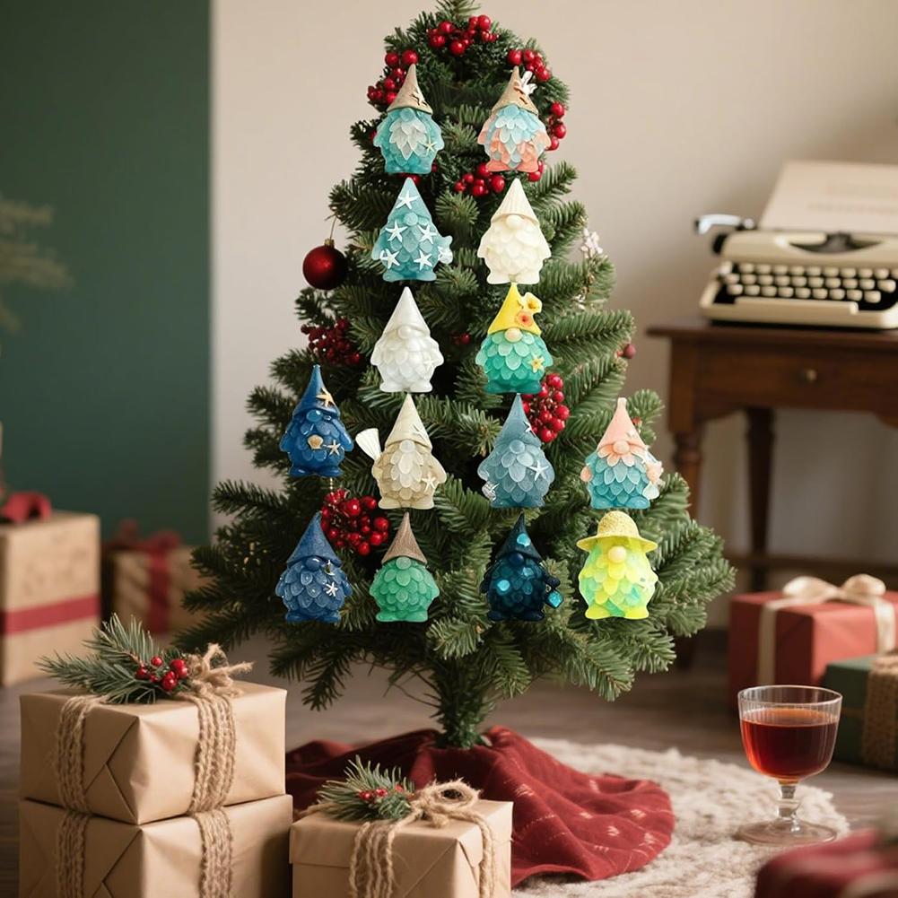 

24 Day Xmas Ornaments Calendar Charming Decor & Unforgettable Xmas Present Holiday Mantel Display China Mainland