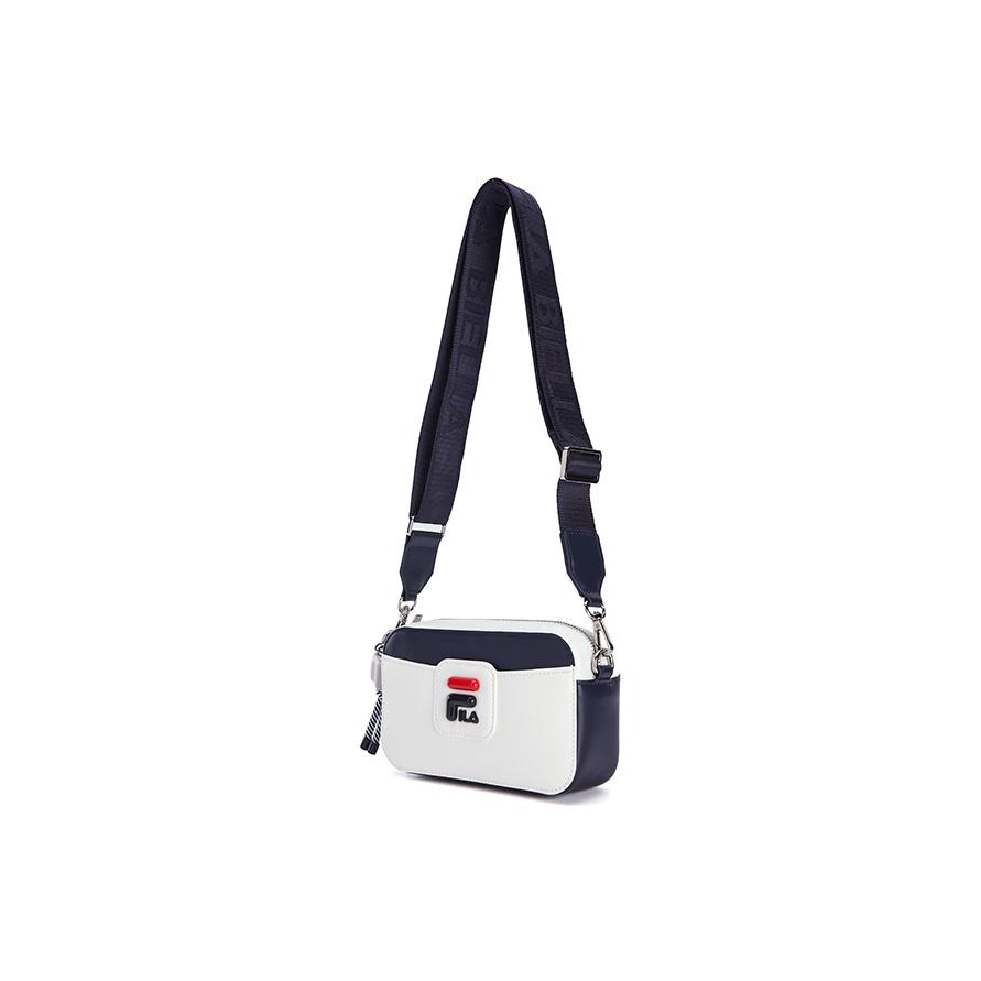 FILA Original Small Square Bag Fashion Retro Casual Simple Trendy Commuting Daily Versatile Convenient Carry Design PU Crossbody Bag F13W549167FWT