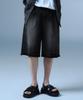 DRAW FIT Toshib Bermuda Denim Half Pants [Black]