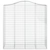 Gabion with High Arch 200x50x200 220 Cm Galvanized Iron