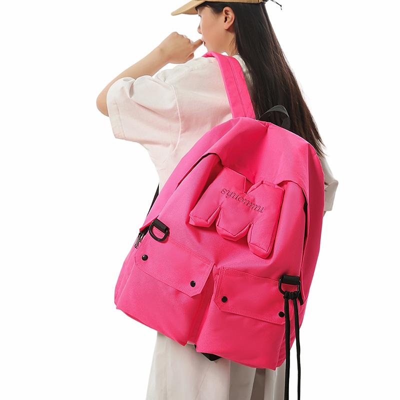 Men's Large Capacity Backpack Women Multi-Functional Travel Computer Bag Student Schoolbag