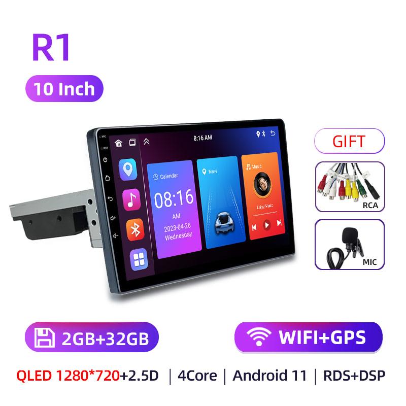 7'' 10'' 8Core Android 11 1Din Car Multimedia CarPlay 5G Universal Navigation GPS 1 DIN Headunit Auto Radio Audio Stereo dvd