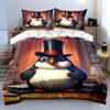 Penguin with Top Hat. Bedding Sets Duvet Cover Sets Duvet Covers Pillowcases(1*Duvet Cover 2*Pillowcases Without Duvet Insert)