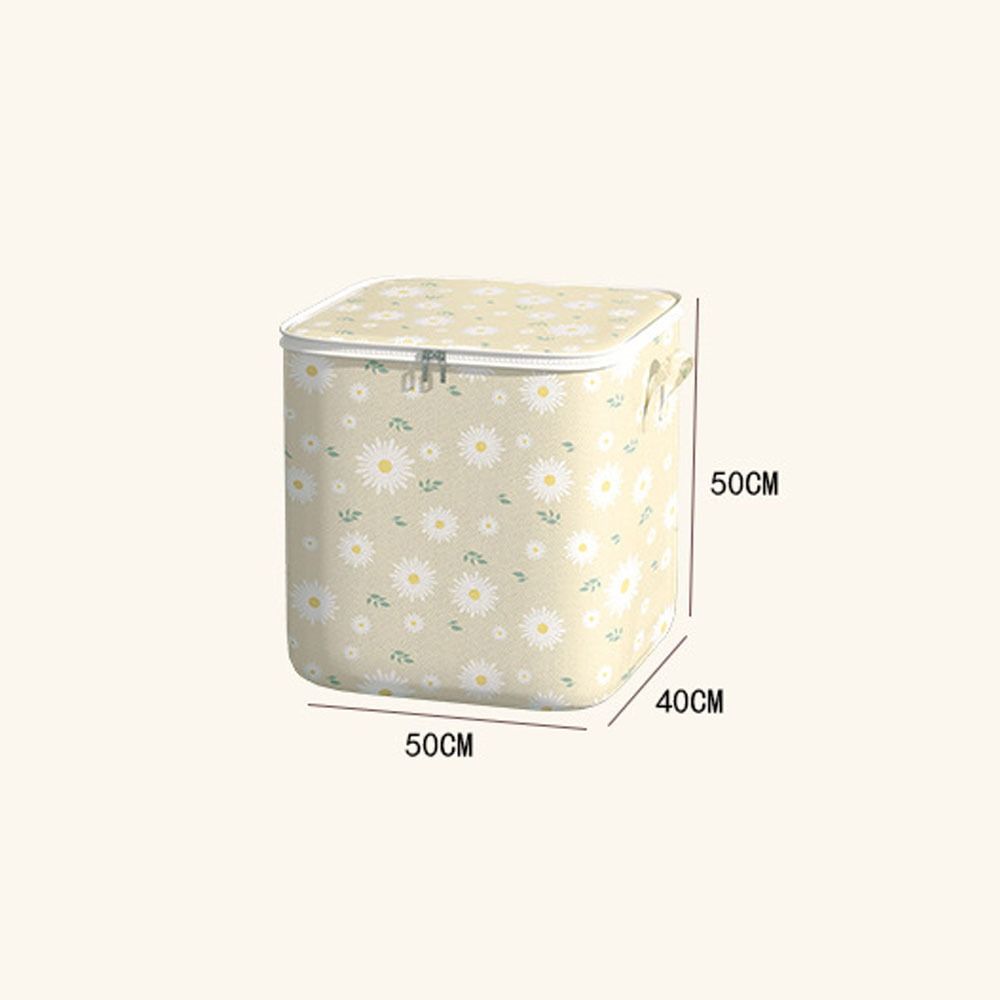 Mit Griffen Aufbewahrungsbehälter für Kleidung Gänseblümchen Aufbewahrungsbehälter Große Kapazität Steppdecken-Aufbewahrungstasche