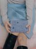 Joseph&Stacey Denim Travel Cross Wallet Hello Kitty Washed Blue