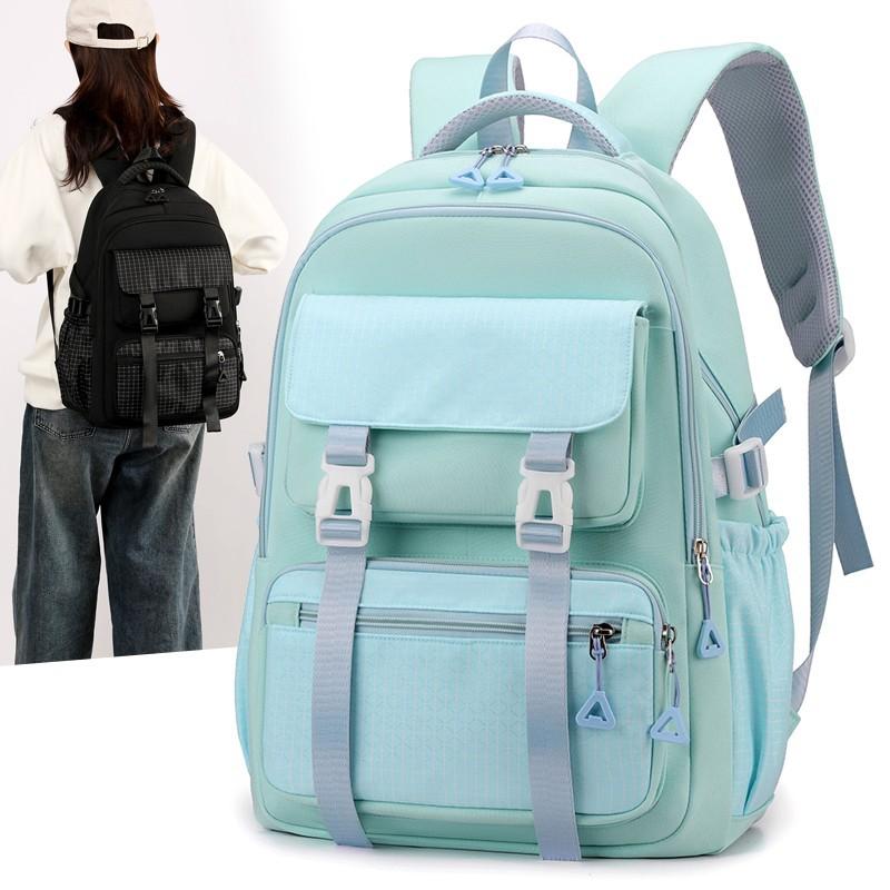 Primary School Student Backpack for Women Outdoor Sports and Leisure Travel Backpack Multi-layer Storage Junior and Senior High School Backpack