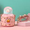 Cartoon Children's Thermos Mug 316 Stainless Steel Vacuum Student Bounce Cup with Straw