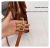2025 Korean Style Large Capacity Textured Platinum Handbag - Versatile Women's Shoulder Crossbody Bag
