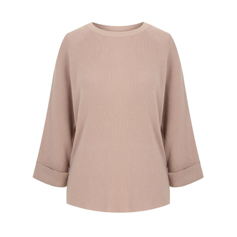 PAIGEFLYNN Roll-Up Raglan Knit_P4Ckn055M