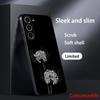 Art Red spider lilys japan design Phone Case For Samsung Galaxy S26 S25 S24 S23 S22 S21 Plus Ultra Note20 Soft Black
