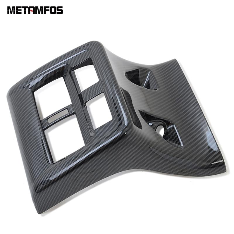 For Toyota Avalon -  Carbon Fiber Rear Seat Air Condition Vent Outlet Cover Trim Sticker Accessories Car Styling