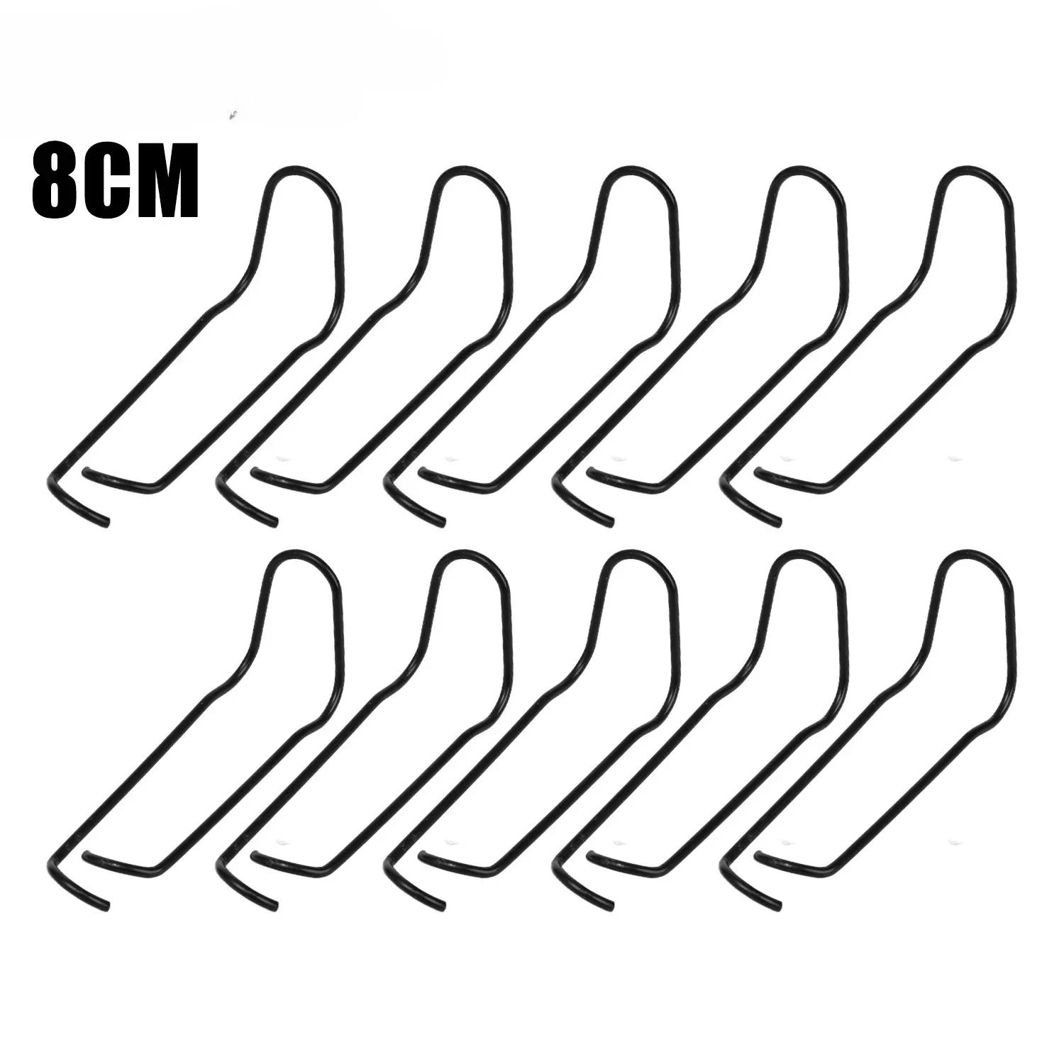 

30/10 шт. Садовые клипсы для шпалер, Пряжка из стальной проволоки, Зажим для фиксации опоры для растений, Клетки для растений, Соединители для полок для вьющихся растений 10pcs