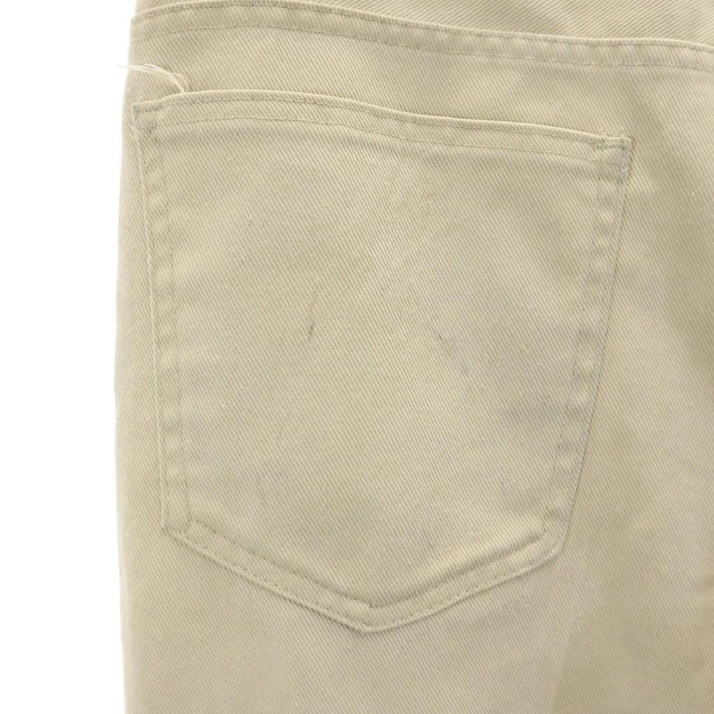 Levi's 70s Big E Vintage Long pants beige STA-PREST TALON Zip Men's Used