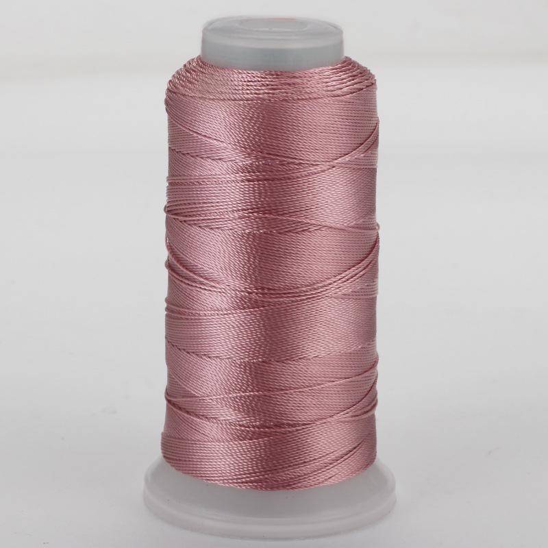 Czerwony pleciony sznurek 0,8 mm 18-żyłowy do nawlekania koralików, węzłów chińskich, frędzli, owijania drutem i bransoletek DIY.