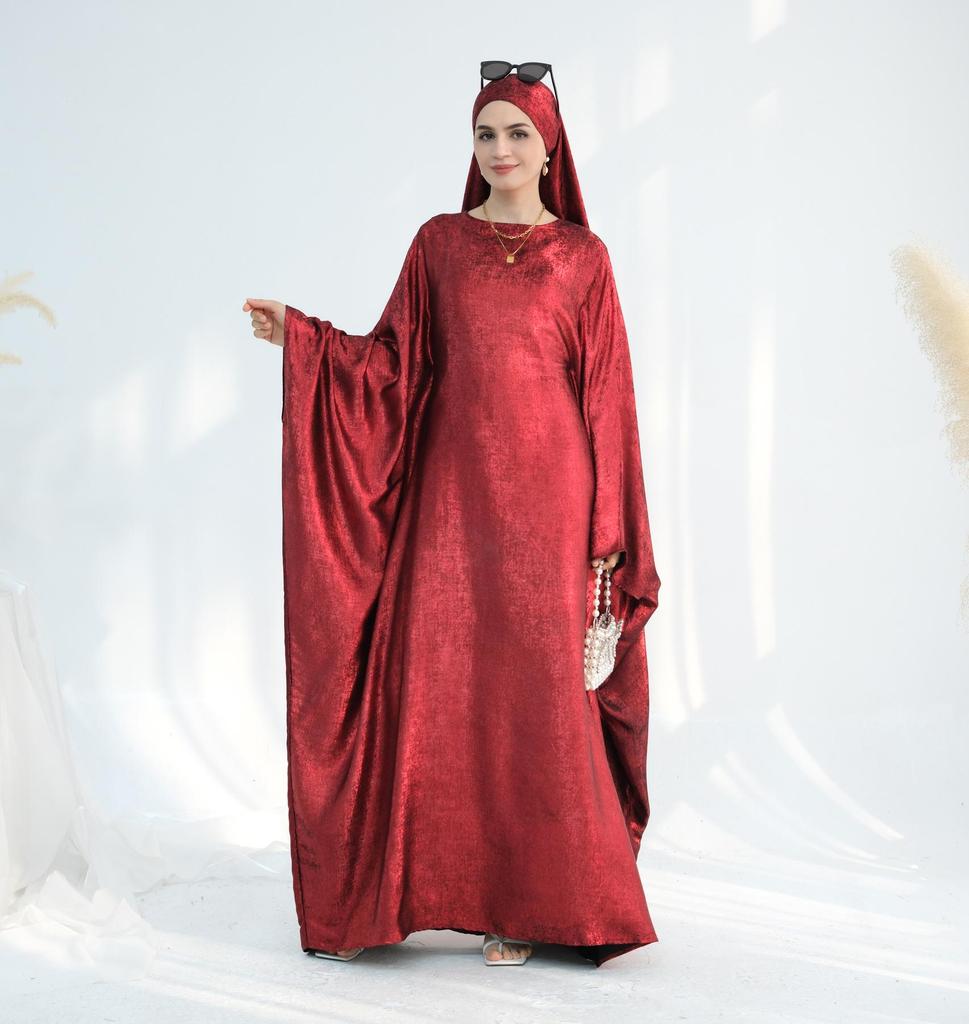 Loriya2025 Elegantes Patchwork Abaya Kleid LR778