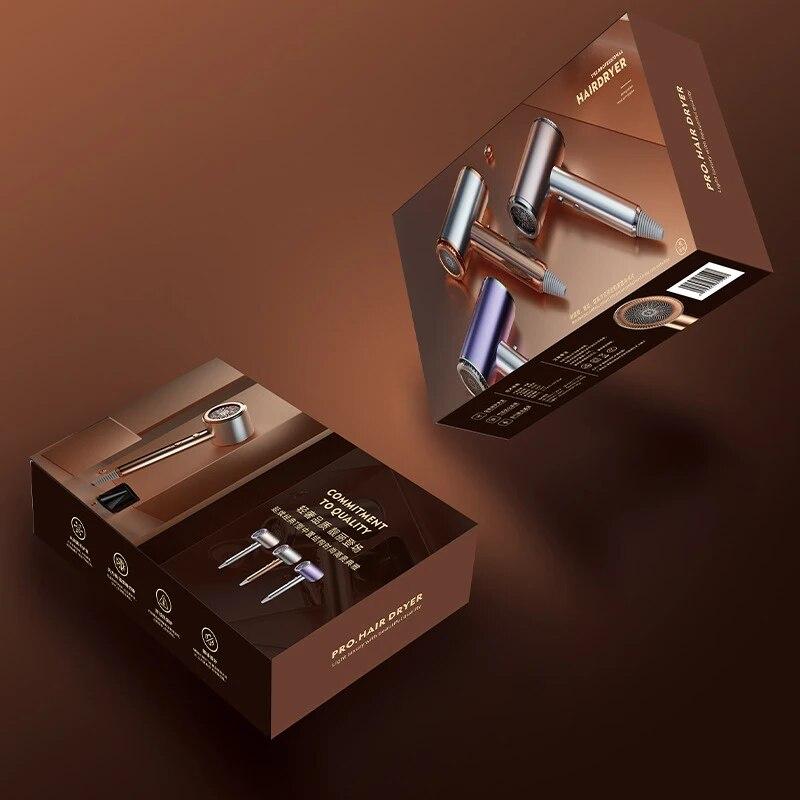 Hair Blow Dryer, Blue Light Negative Ion Fast Drying With Concentrator, 3 Heat Settings & Cold Button, For Home Travel