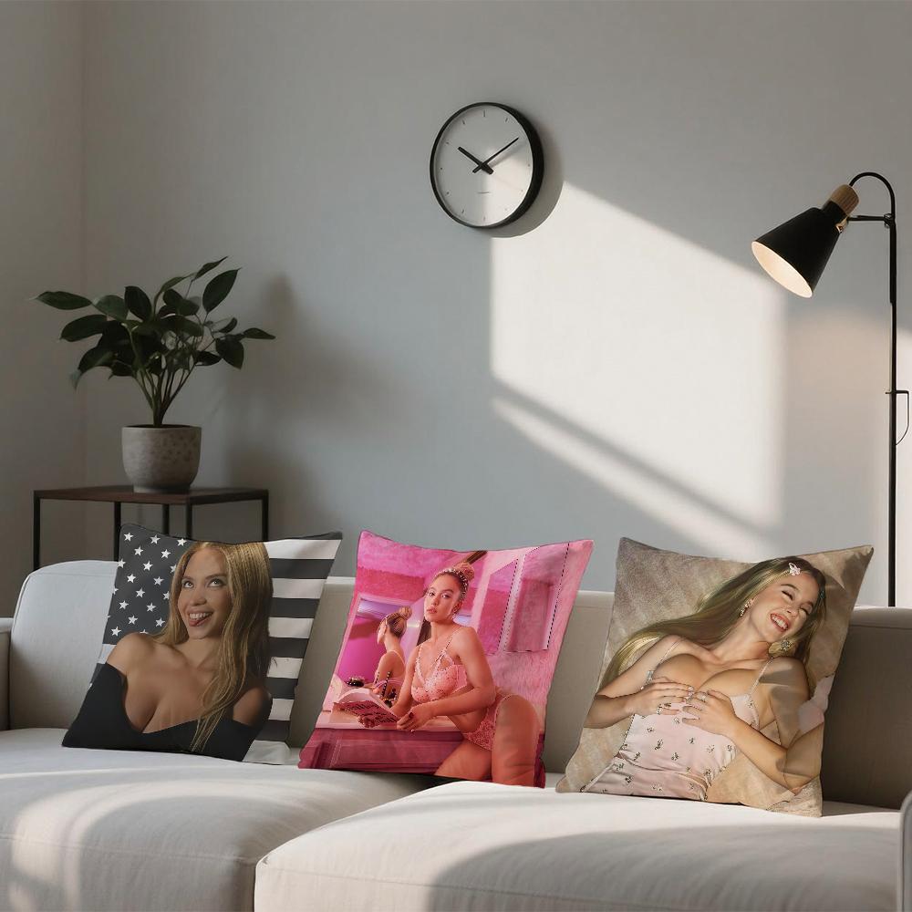 Cushion S-Sweeney Cover Square Sofa Cushion S-Sydney Actor Cover Casual Skin-Friendly Comfortable Pillow Cover