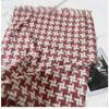 Fashion Plaid Scarf Women's New Autumn and Winter Sweet Imitation Cashmere Scarf Thickened Shawl