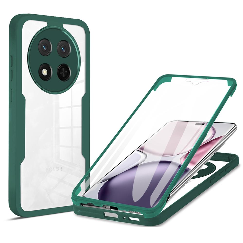 Phone Case For Honor X9c 5G / X60 Pro 5G Acrylic + TPU Clear Phone Cover with PET Screen Film