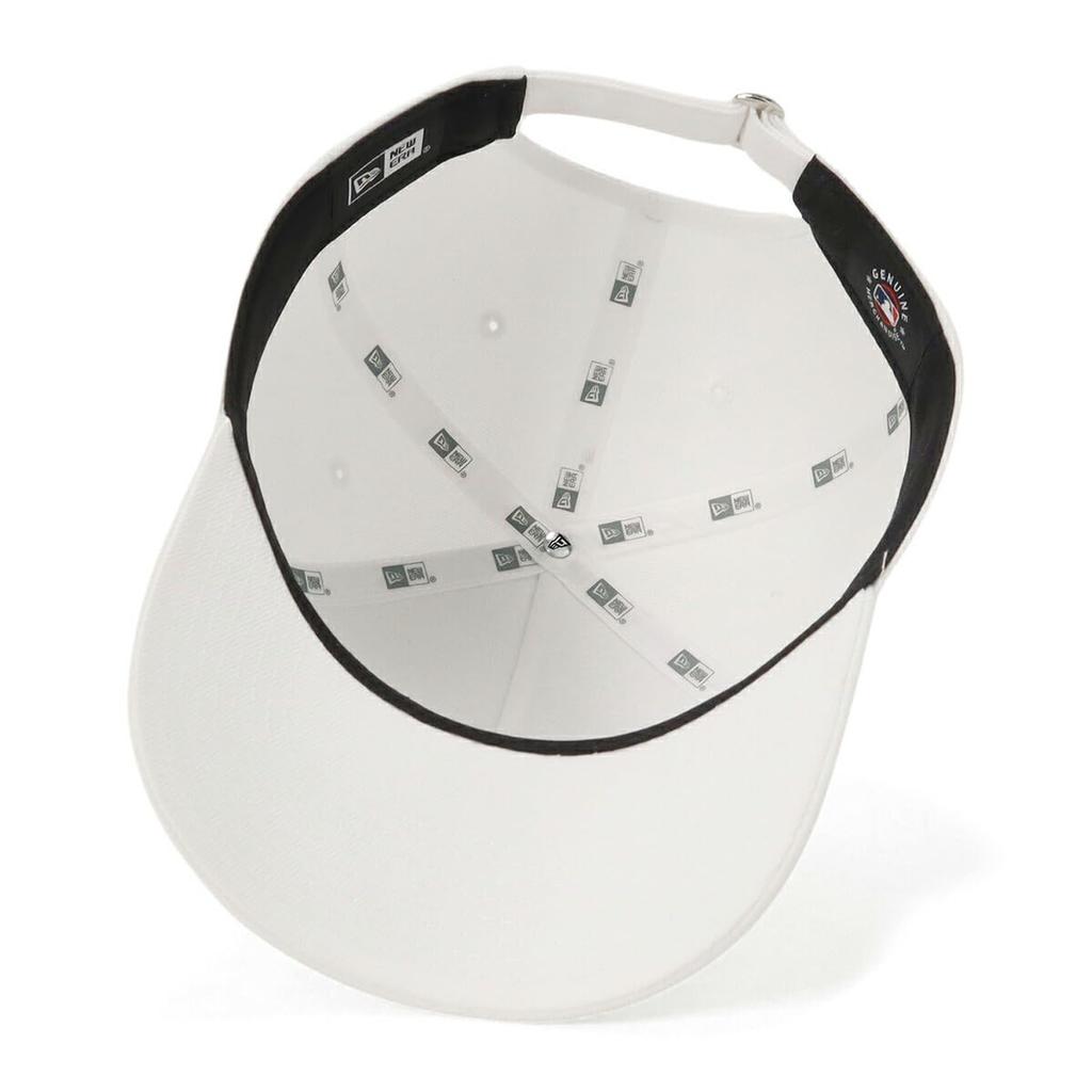 New Era 9FORTY MLB ONSPOTZ Exclusive NY White Cap with Free 9Forty CS Metal New York Yankees A-Frame Badge,