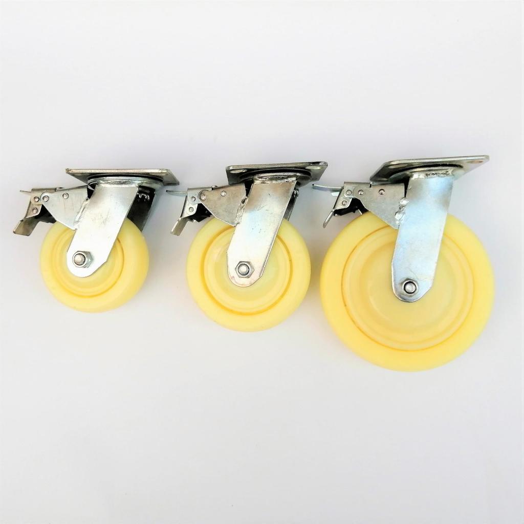 Heavy-Duty Nylon Swivel Caster Wheel with Anti-Winding Feature