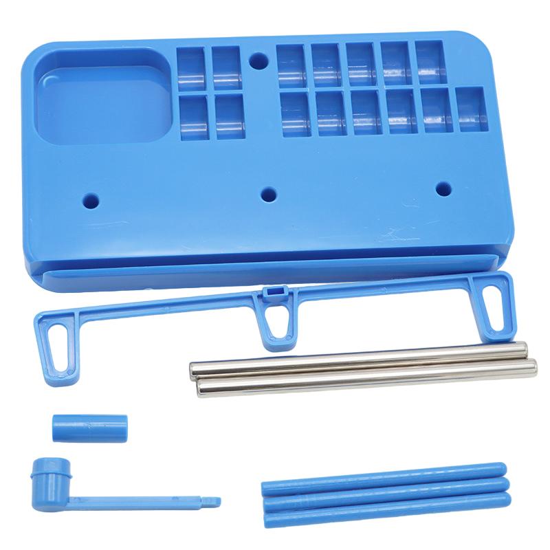 

Бытовая швейная машина Трехниточная стойка Специальная оверлочная машина Цветная трехниточная стойка может вместить 3 больших нити пагоды синий