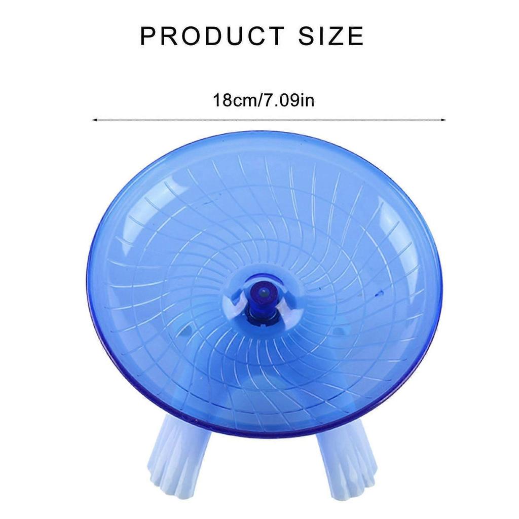 Hamster Running Wheel Silent Mouse Running Toy Flying Saucer Axle Wheel Rat Running Disc Toys Small Animal Hamster  Pink