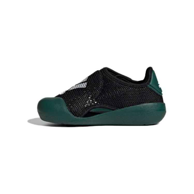 Adidas Altaventure 2.0 Comfortable Versatile Shock Absorbing Durable Breathable Low Top Walking Shoes Baby Shoes Black Green ID6004