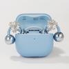Stylish Crystal Studded Earphone Decor Shimmering Metal & Zircon Ear Clip Jewelry Earpod Accessories for Freeclip1/2