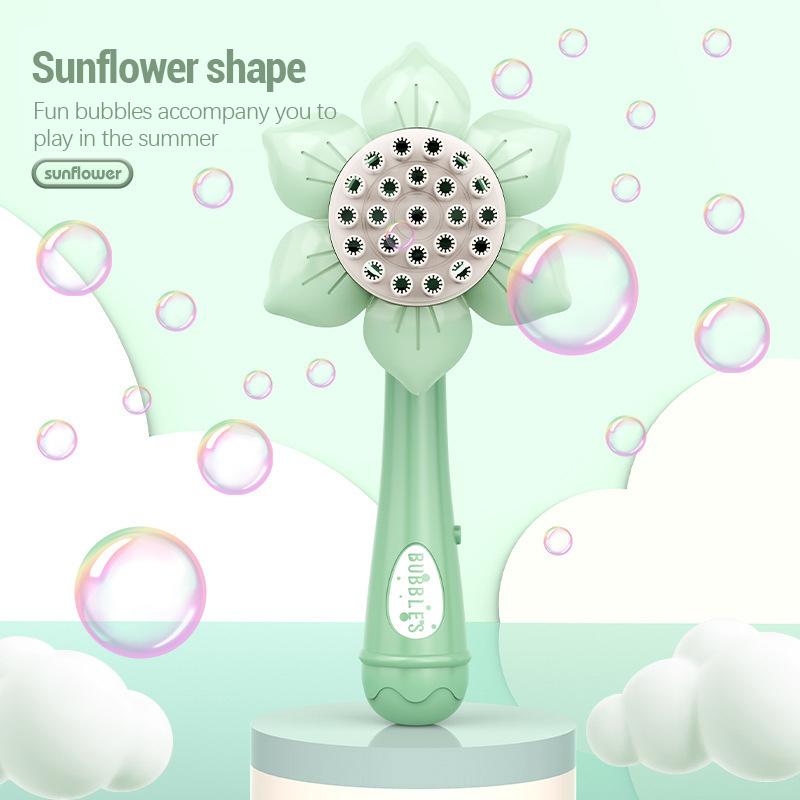 23 buche Bubble Machine Girasole Bubble Gun Stick Elettrico Bubble Blower Outdoor Divertimento Giocattoli Bubble Machine Giocattolo per Bambini