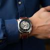 JYL Men's Watch Fashion Minimalist Quartz Leather Band