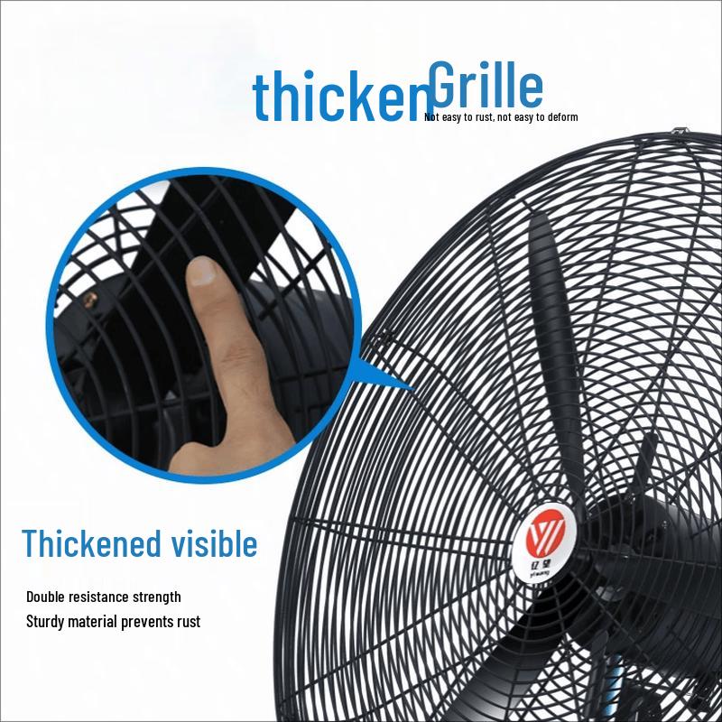 Yiwang 50cm Industrial Wall Fan CN Plug (adapter Included)