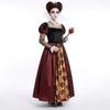 S-XXL Halloween Alice in Wonderland Red Queen cos costume, Queen of Hearts stage play costume