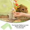 Milisten 1set Hamster Platform for Small Pets Climbing and Resting Board for Guinea Pigs and Hamsters Cage Accessory for Exercise and Play with Ramp